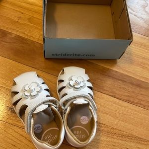 Stride Rite size 6w white sandals worn a handful of times.